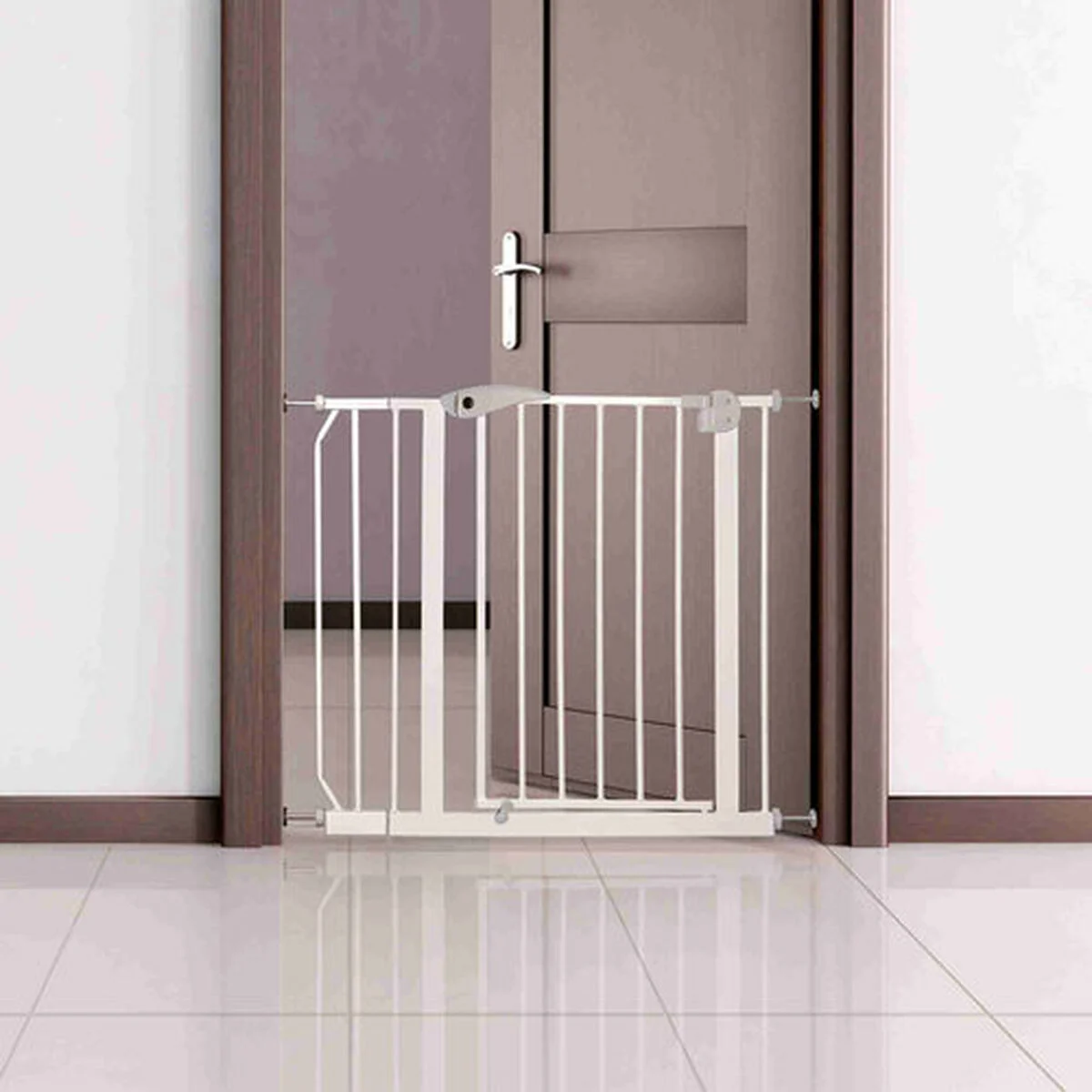 Trixie White Metal Safety Gate Extension - 10 x 76cm - Image 3